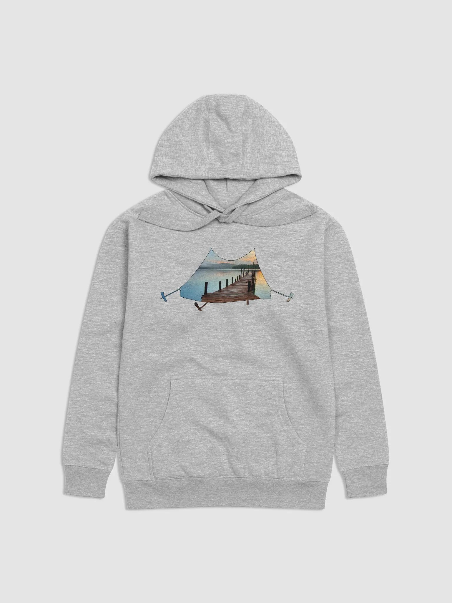 Camp, Relax, Reflect Hiking, tent, outdoors, camping, relaxing, bridge, adventure, away from home, nature, travel, mountain, forest, wild, trees, sunset, retro, souvenir, distressed. product image (1)