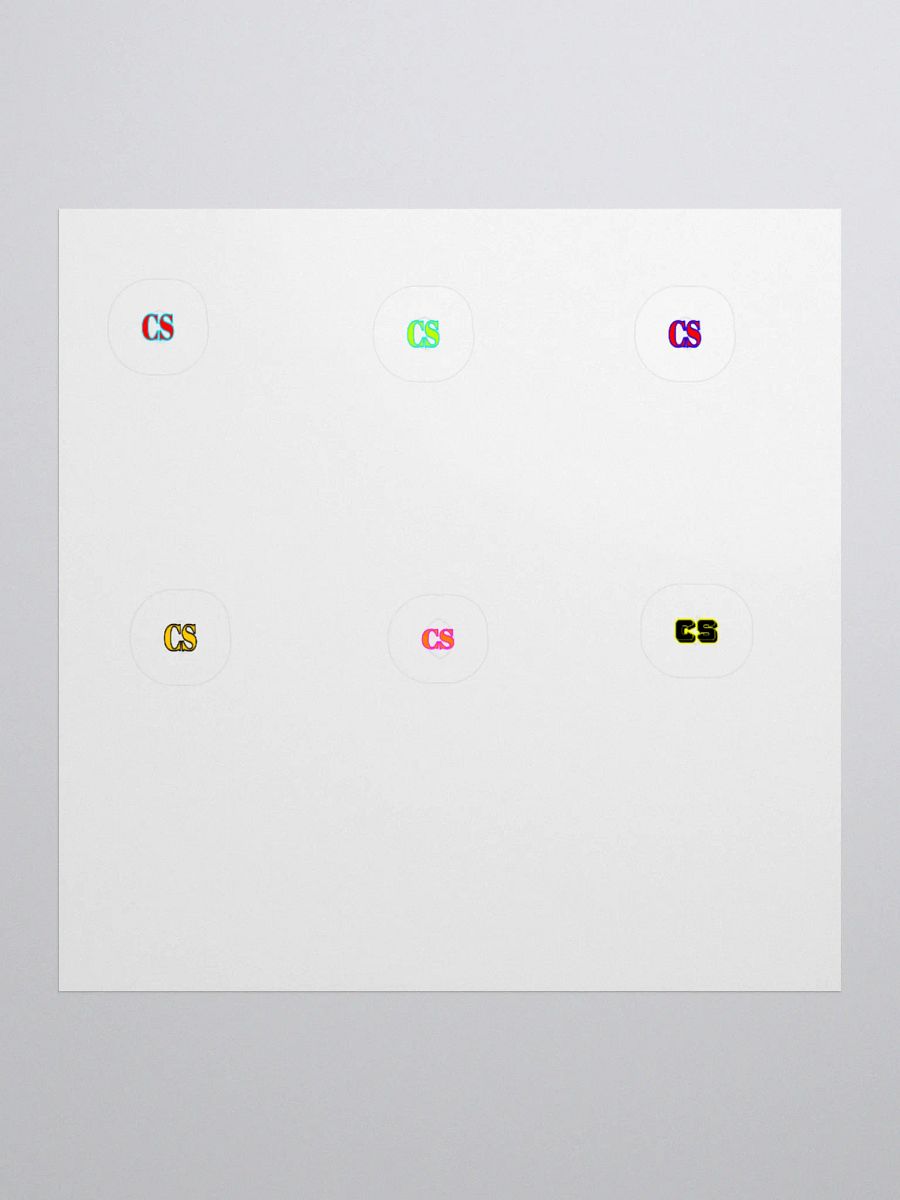 CS Stickers 6PK product image (1)
