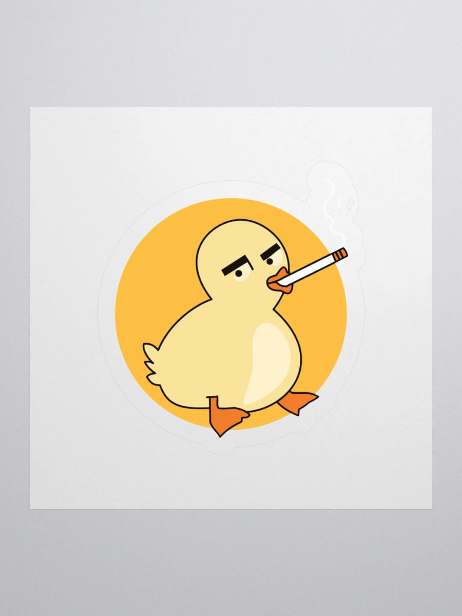 Drag Duck Sticker - For Dark Background product image (2)
