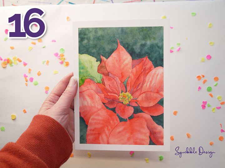 Supporter Print - Poinsettia product image (1)