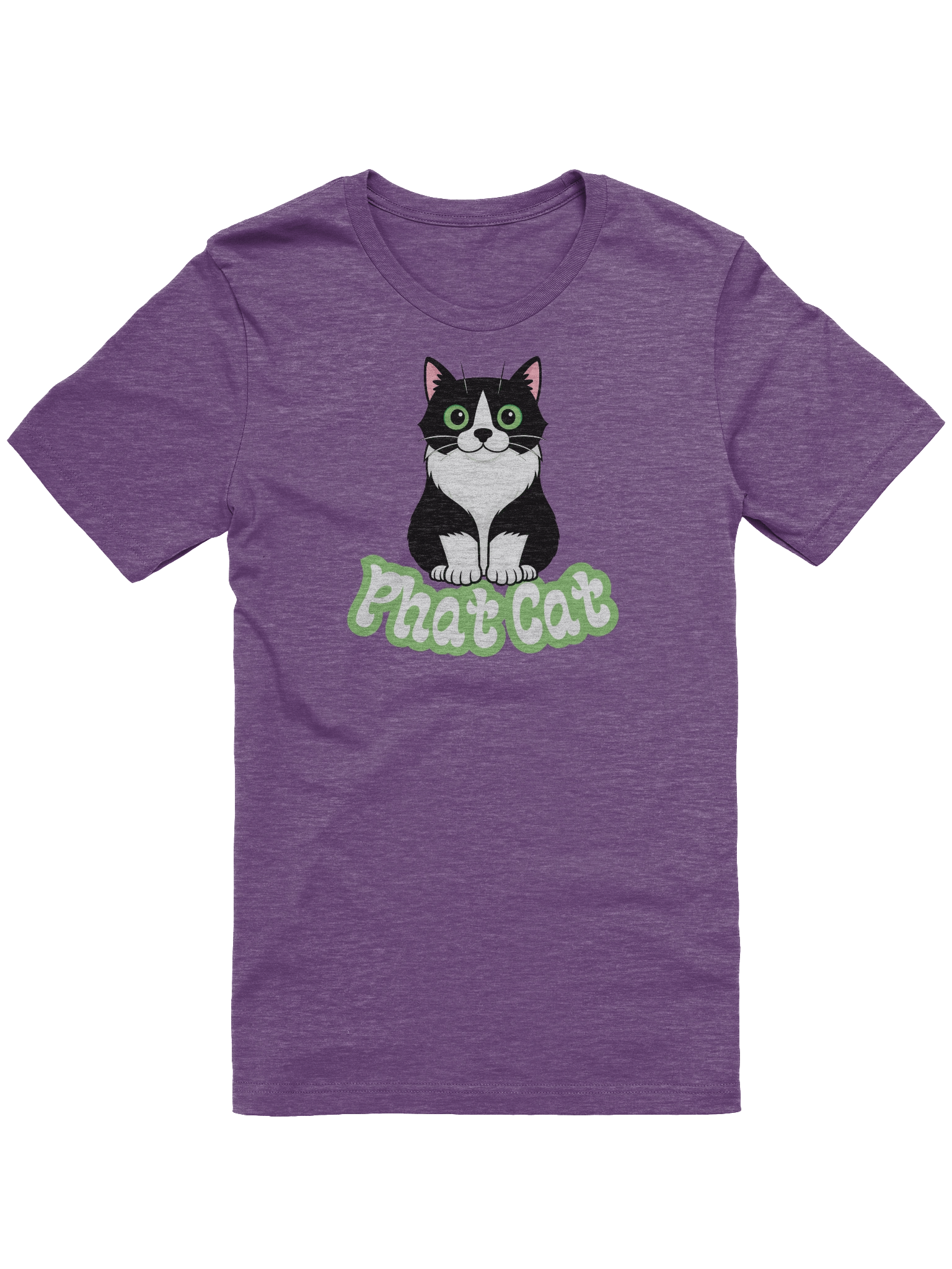 Phat Cat Supersoft Unisex Tee (Green) product image (1)