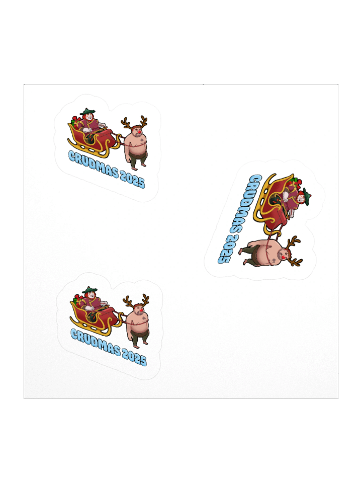 CRUDMAS2025 sticker set product image (2)