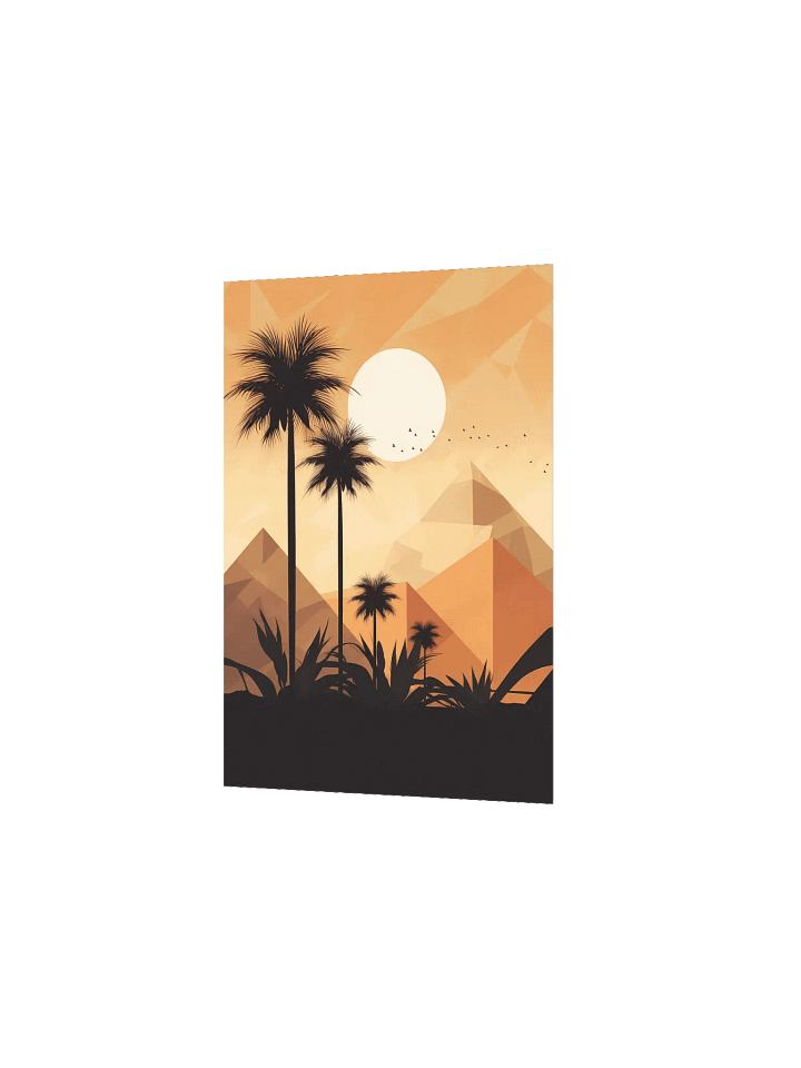 Golden Dunes – Minimalist Egyptian Desert Landscape Wall Art product image (2)