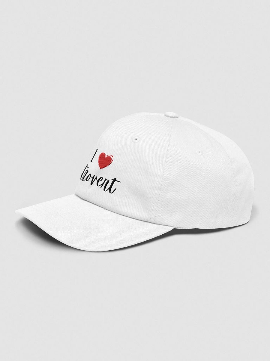I Love Introvert Yupoong Classic Dad Hat – Embroidered Minimalist Cap product image (13)