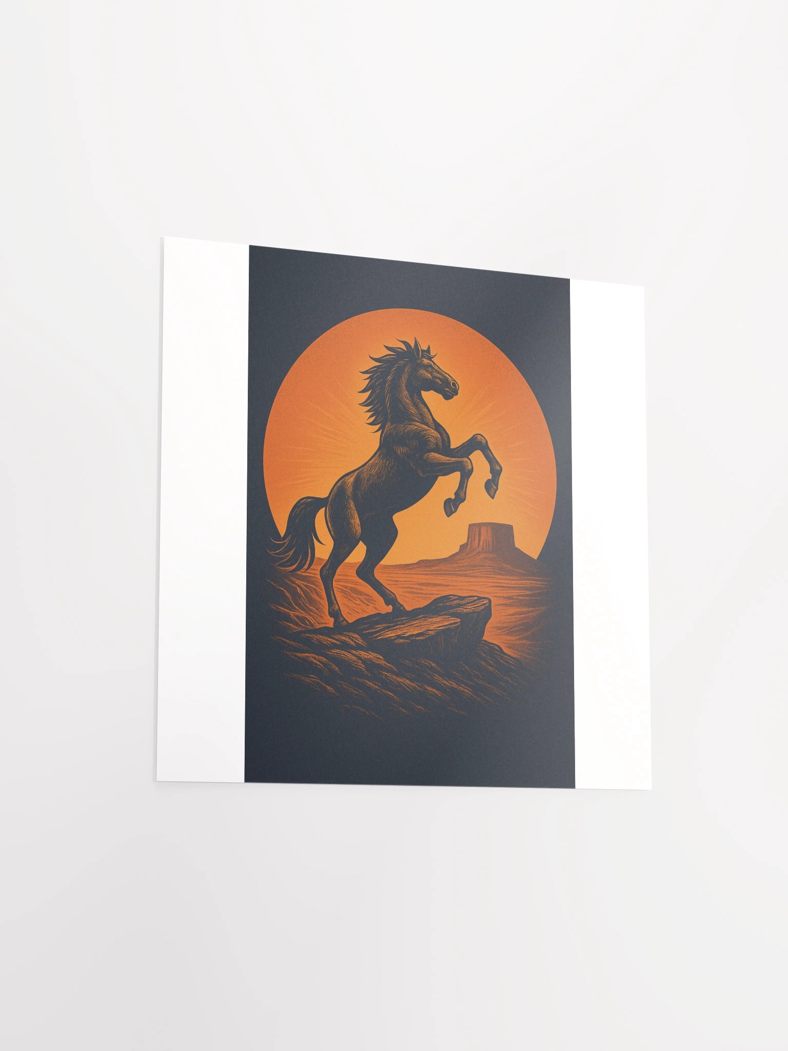 WILD HORSE IN SUNSET product image (11)