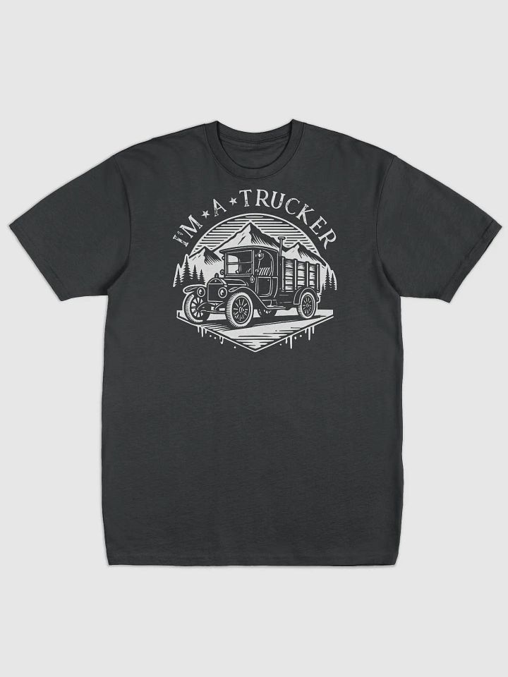 Vintage Trucker I am a truck driver T-Shirt Men's Premium Tee product image (1)