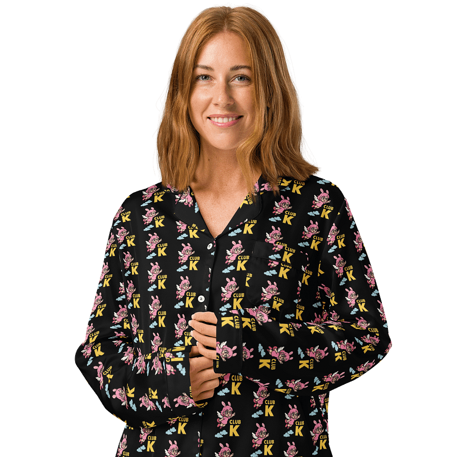 Super K's Club Women's Long Sleeve Pajama Top product image (3)