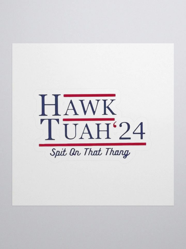 Hawk Tuah for President Sticker product image (1)