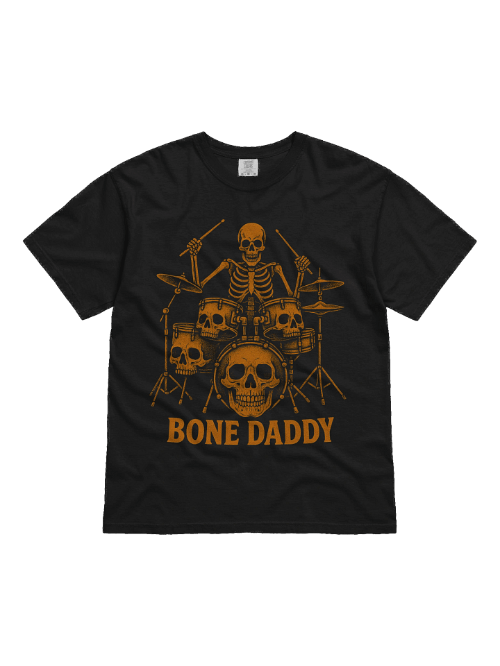 Bone Daddy - Skeleton playing skull drum kit product image (1)