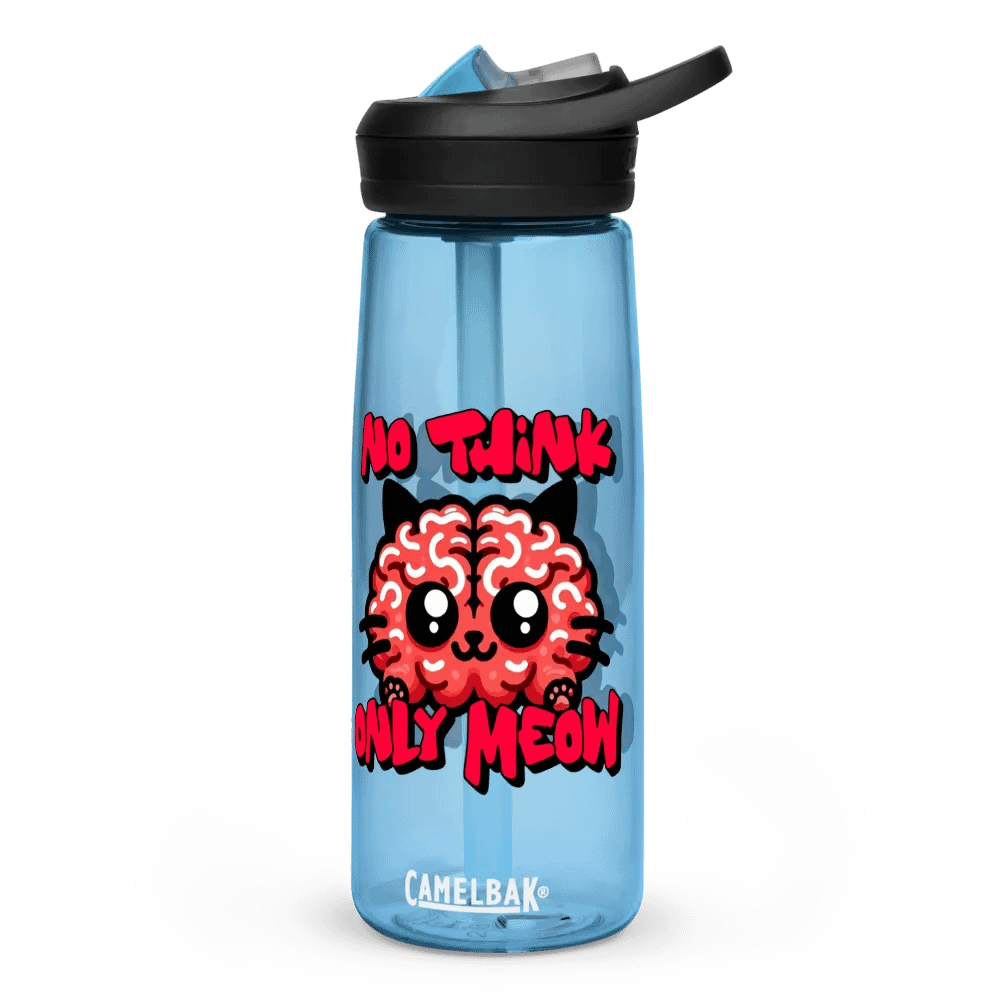 No think only meow sports bottle product image (4)