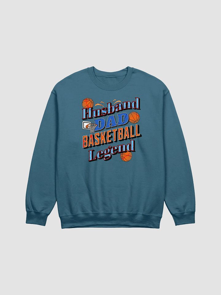 Husband Dad Basketball Legend Crewneck Sweatshirt product image (11)
