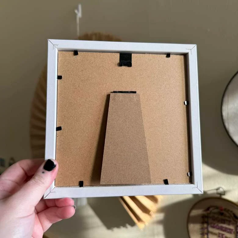 Framed Blue Rose Cross Stitch product image (2)