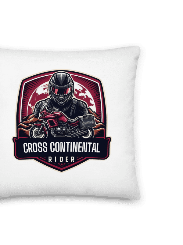 Cross Continental Rider Premium Pillow | Ai Design cross continental product image (6)