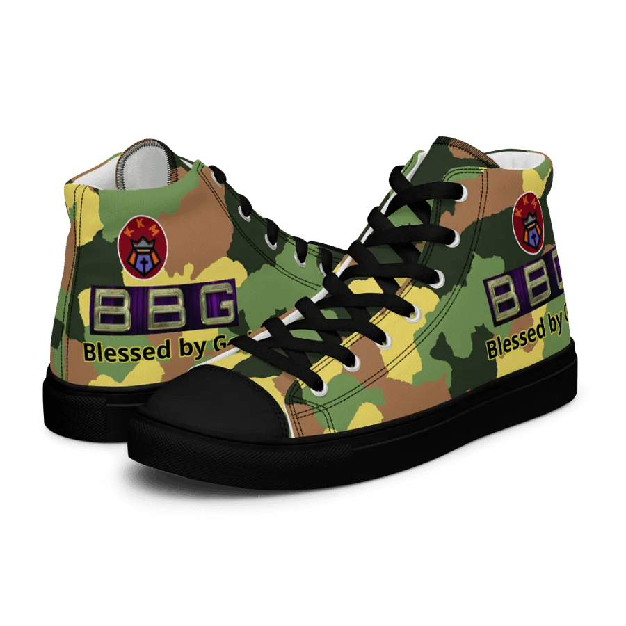 Camouflage BBG High Tops - Black Soles product image (10)