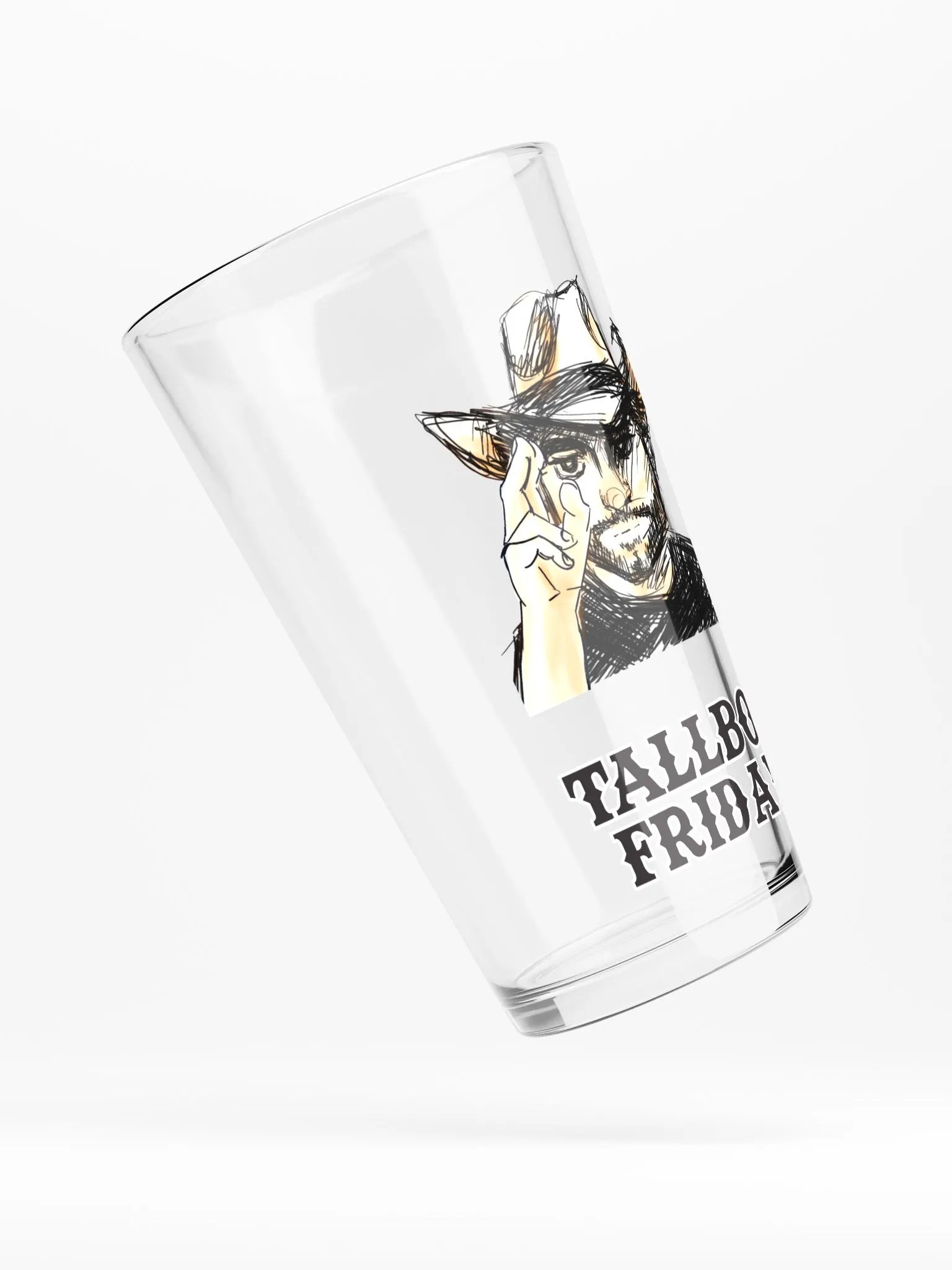 Tallboy Friday Pint Glass V2 product image (4)