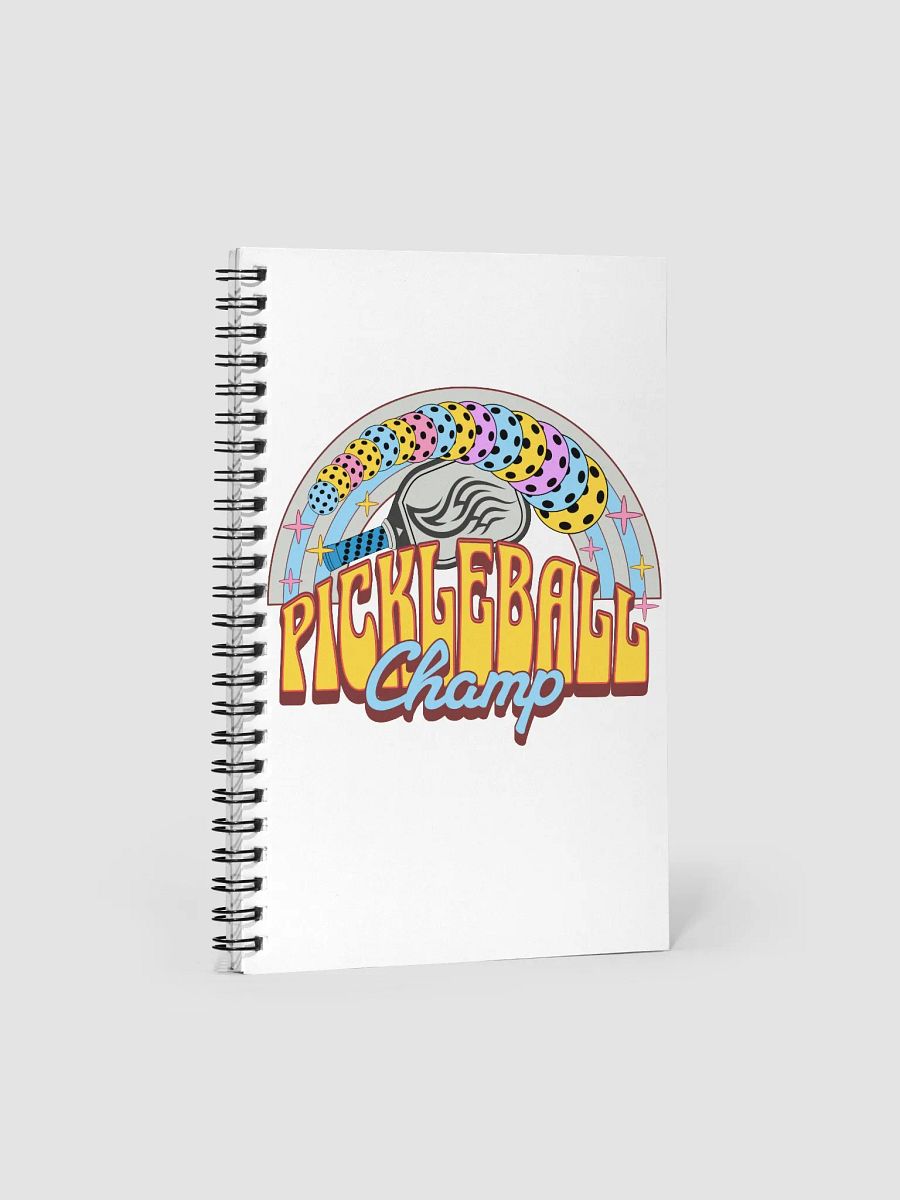 Pickleball Champ Spiral Notebook product image (1)