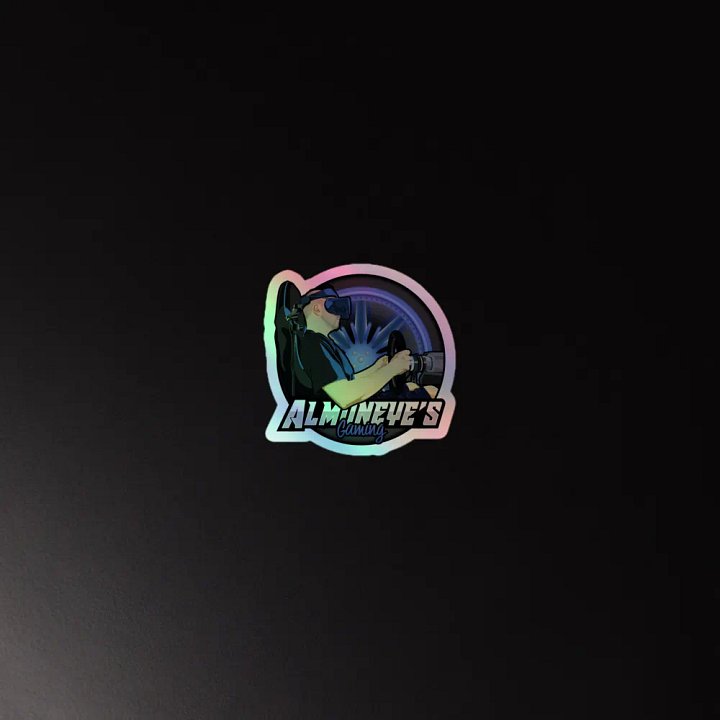 Wheel logo holographic sticker product image (4)