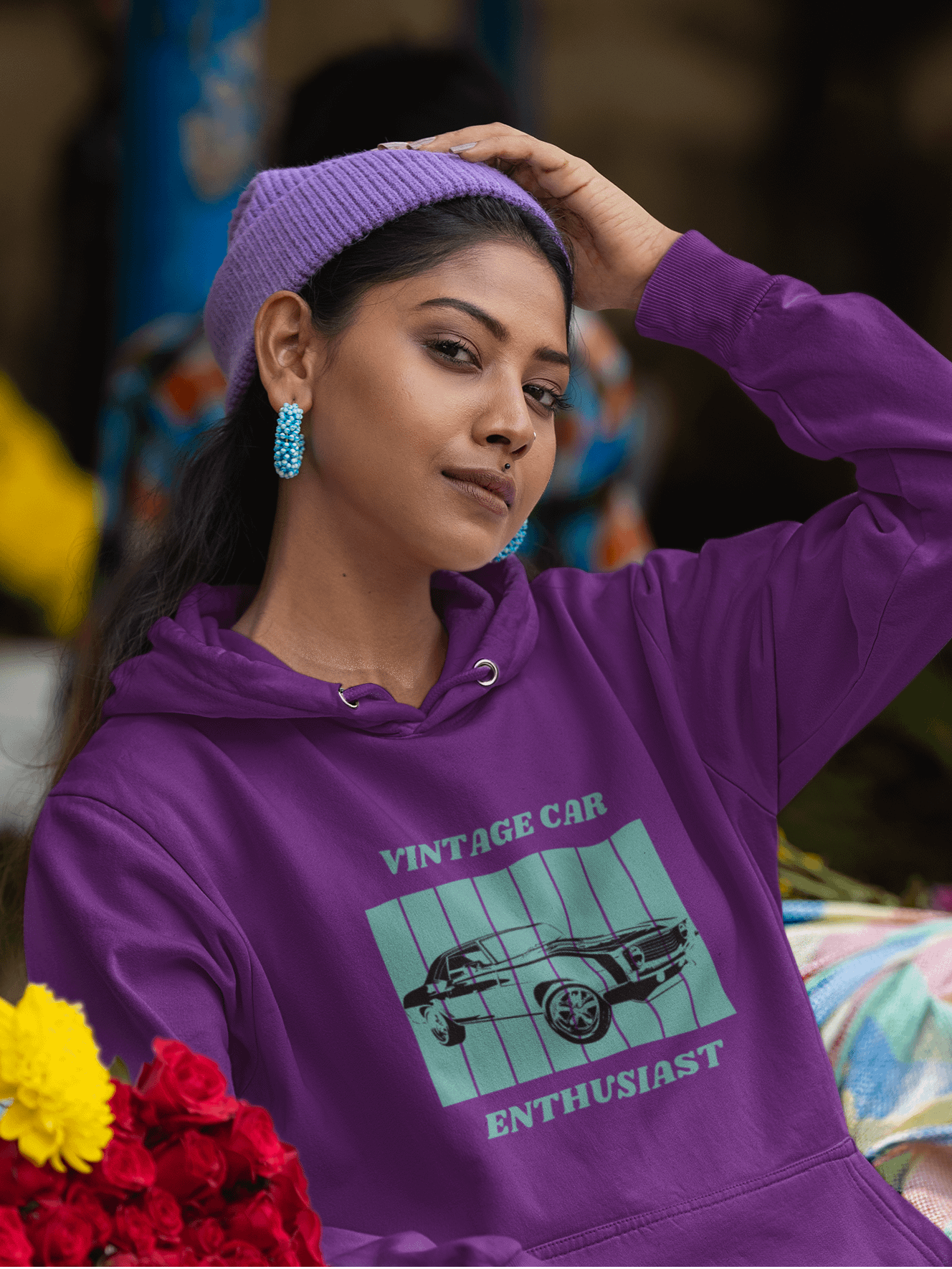 Vintage Car Enthusiast Unisex Hoodie product image (1)