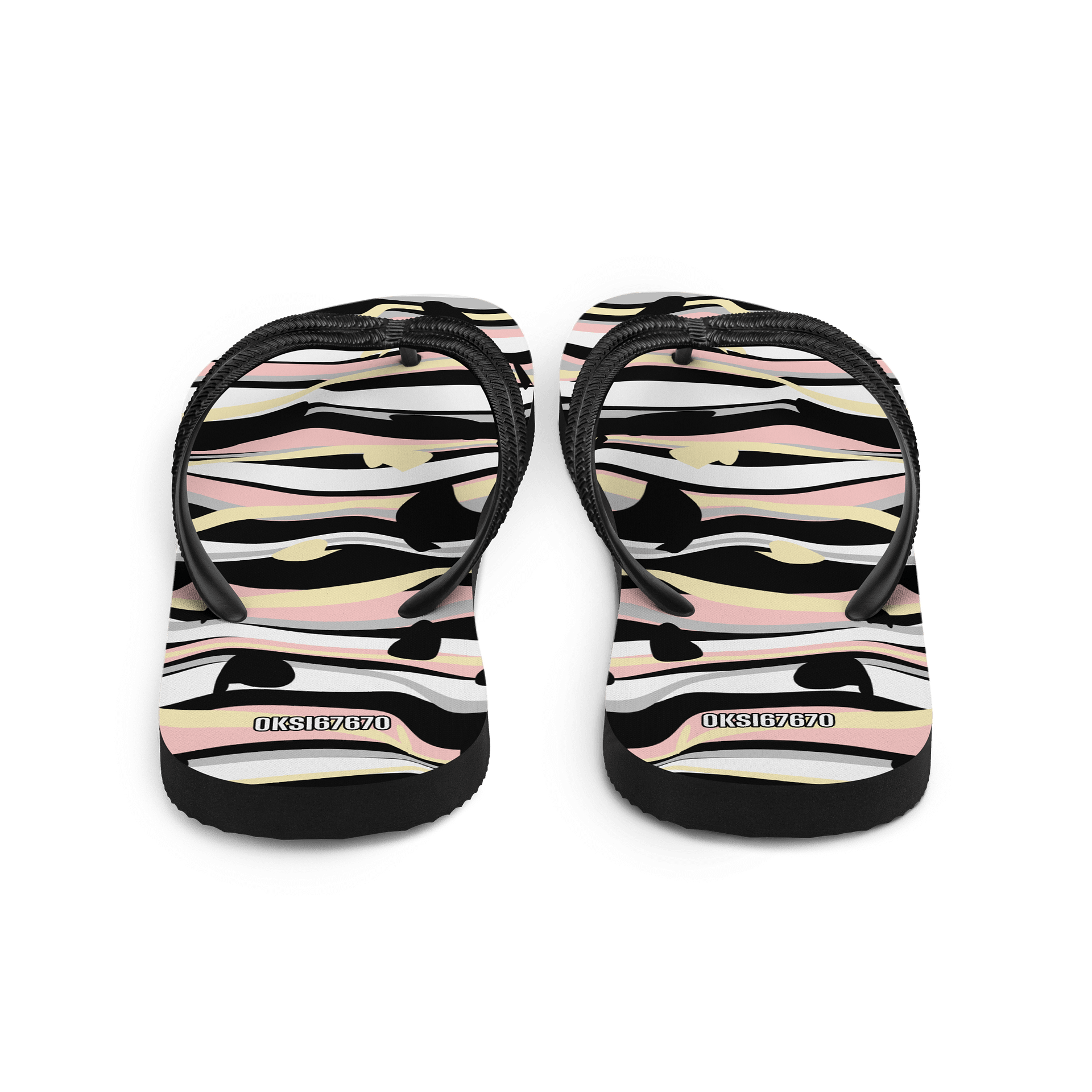 Symmetry Wave Custom Flip-Flops product image (3)