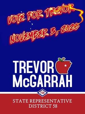 Follow my campaign account to stay up to date @Trevor for Arkansas  #election2026 #independentcandidate #arpx #arkansas