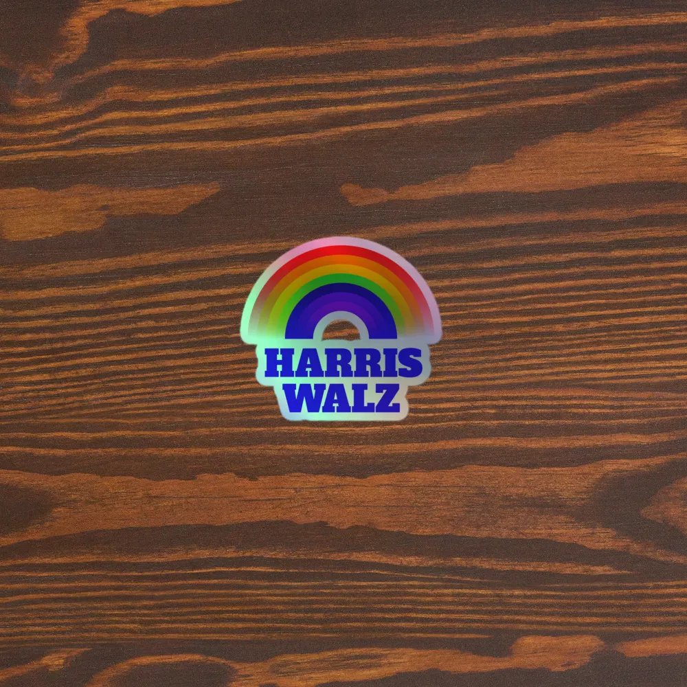 Rainbow Harris Walz Holographic Sticker product image (5)
