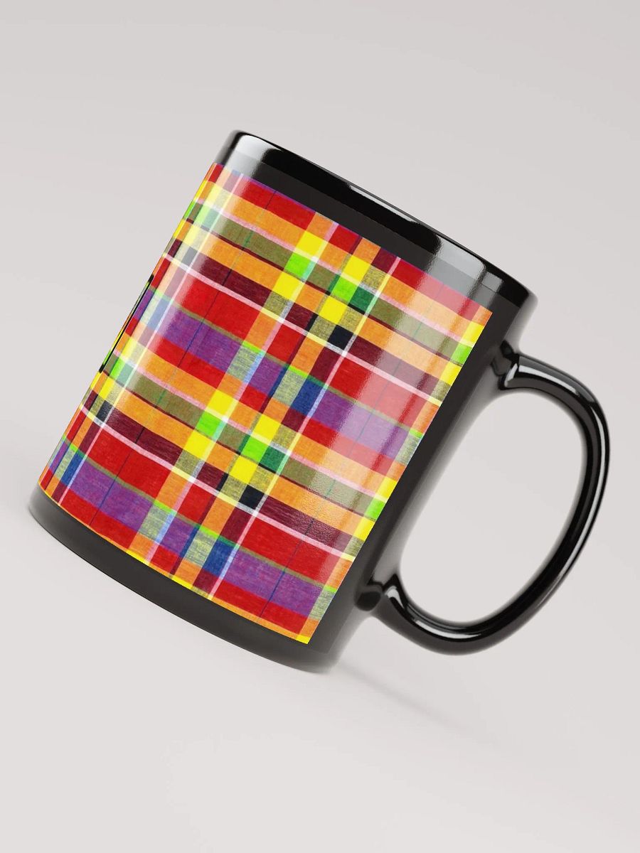 8T Sips Madras Black Glossy Mug product image (4)