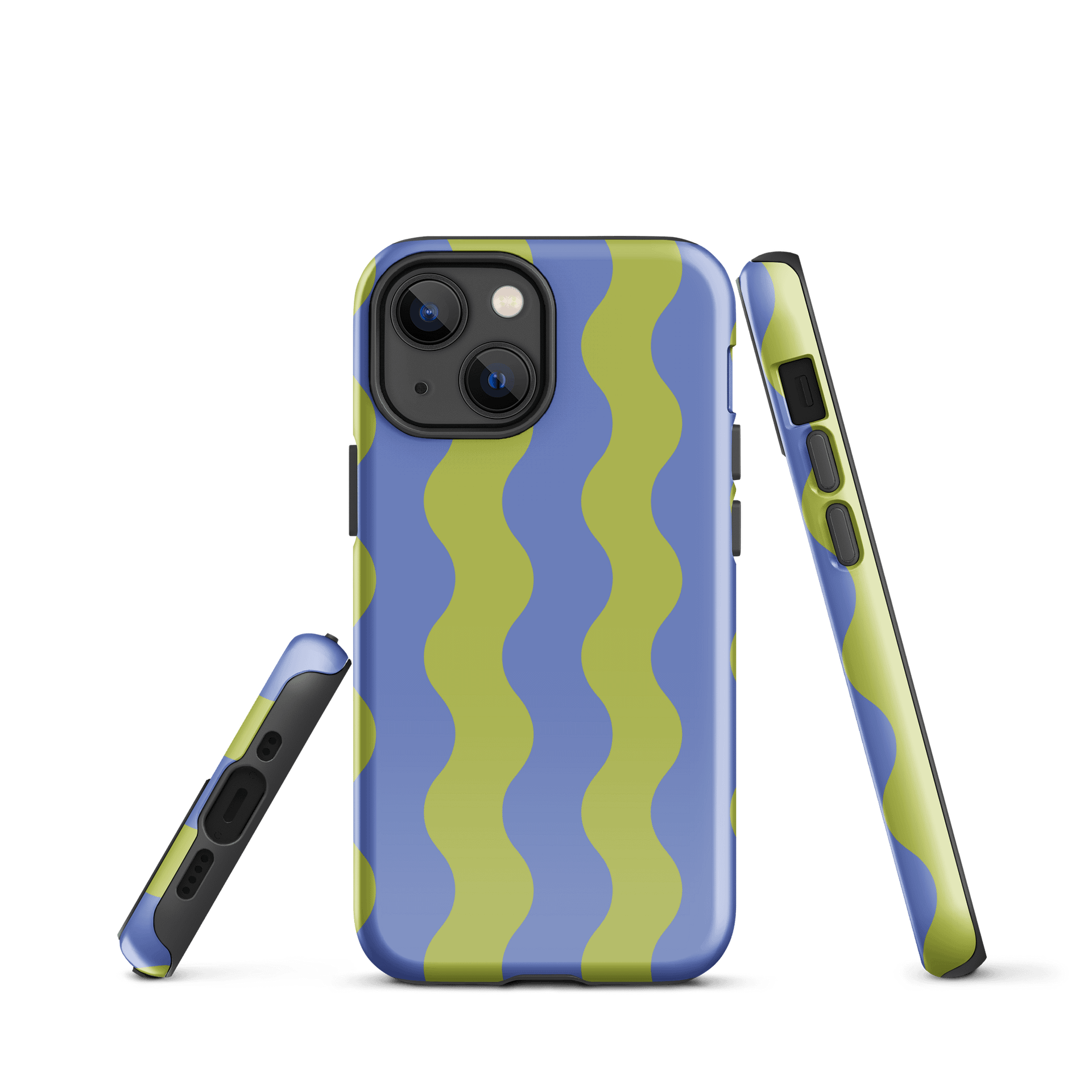 Striped Waves: Retro Surf iPhone Case product image (2)