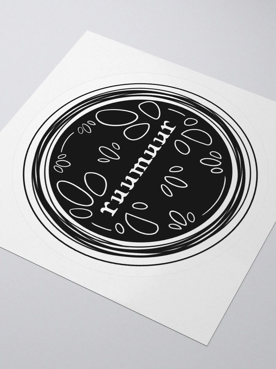 Ruumuur "Timeless" Sticker Logo - Dark Grey product image (3)