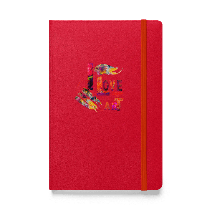 Vibrant Love Art Hardcover Notebook for art students moms daughters friends art teachers product image (1)