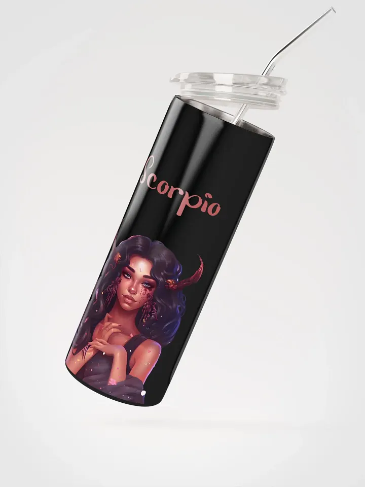 Embrace Scorpio Vibes with our Scorpio Girl Stainless Steel Tumbler | Eco-Friendly Chic product image (2)