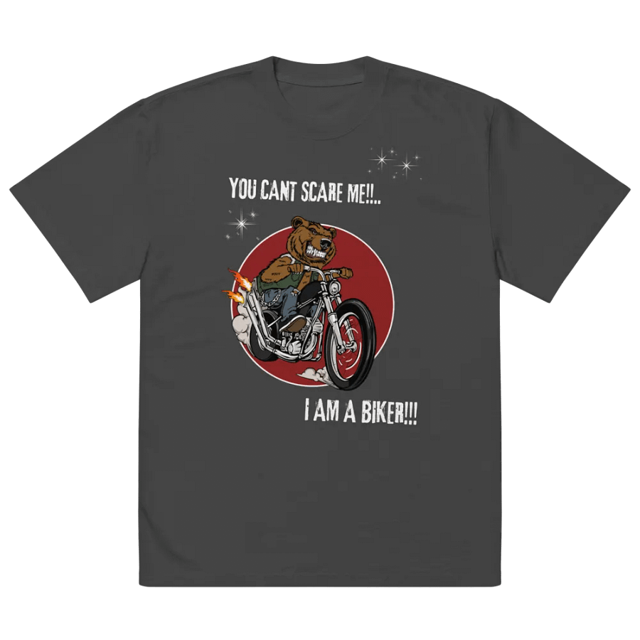 Grin & Ride Bear Oversized Tee product image (2)