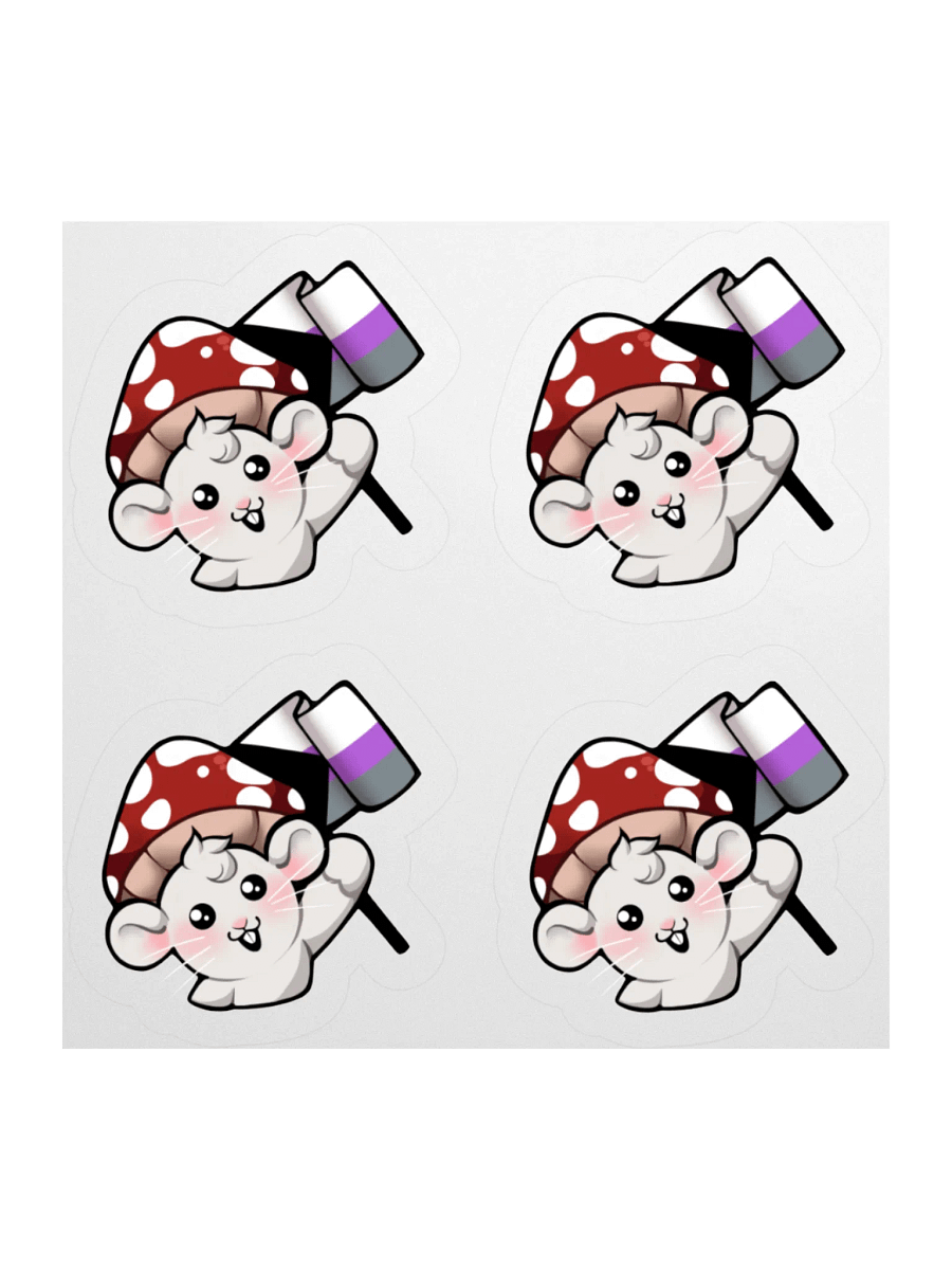 Demisexual Pride Flag Stickers product image (1)