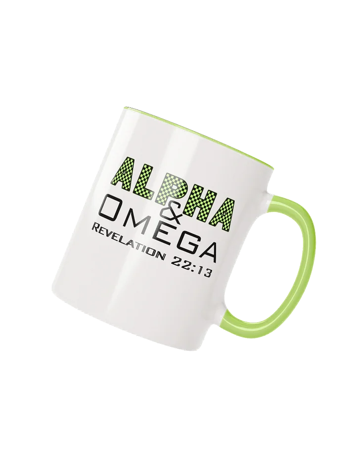 Alpha & Omega Christian 11oz Mug | Jesus Christ Faith Gift | Inspirational Coffee Cup for Believers product image (2)