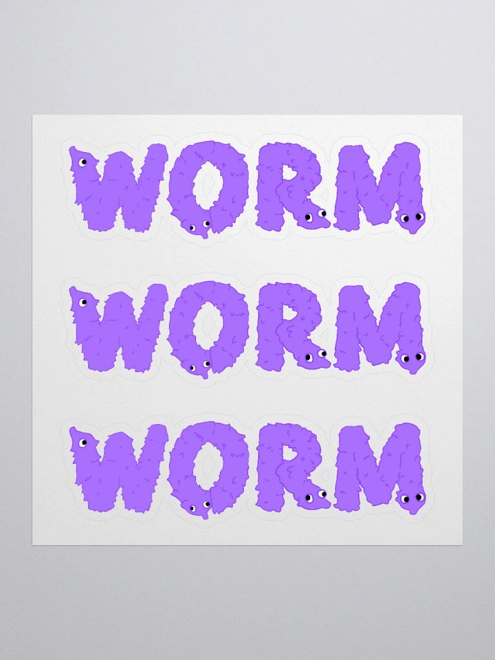 Worm Stickers product image (1)