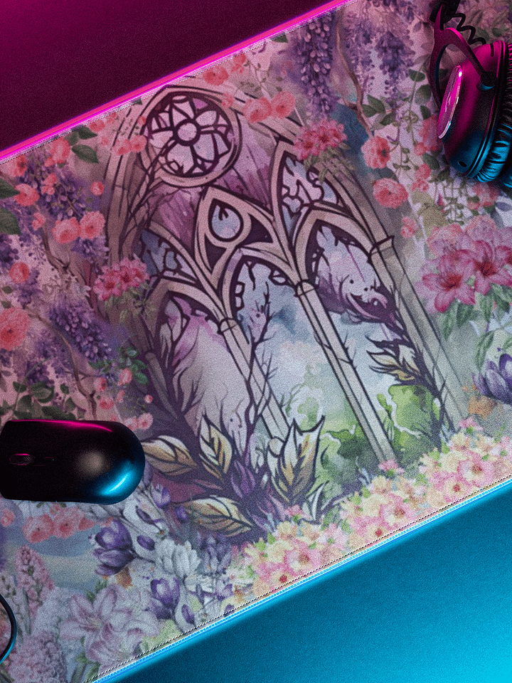 Enchanted Elven Garden Desk Mat product image (2)