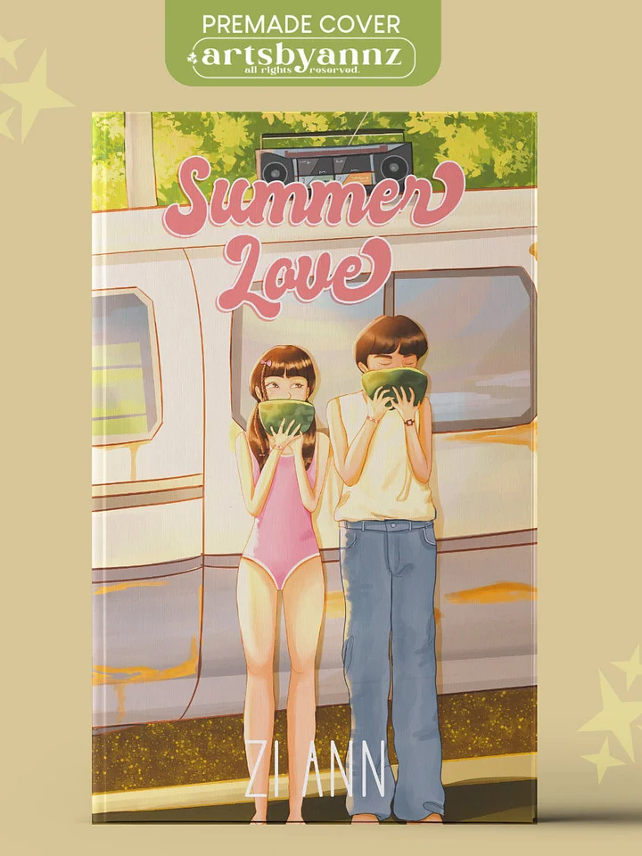 Summer Love: Premade Romance Book Cover product image (1)