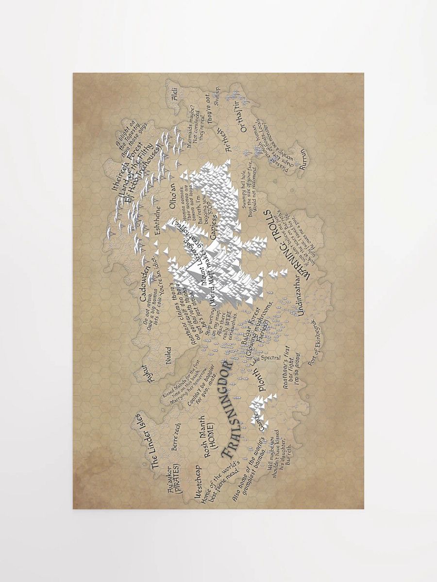 Fralsningdor Map Poster product image (7)