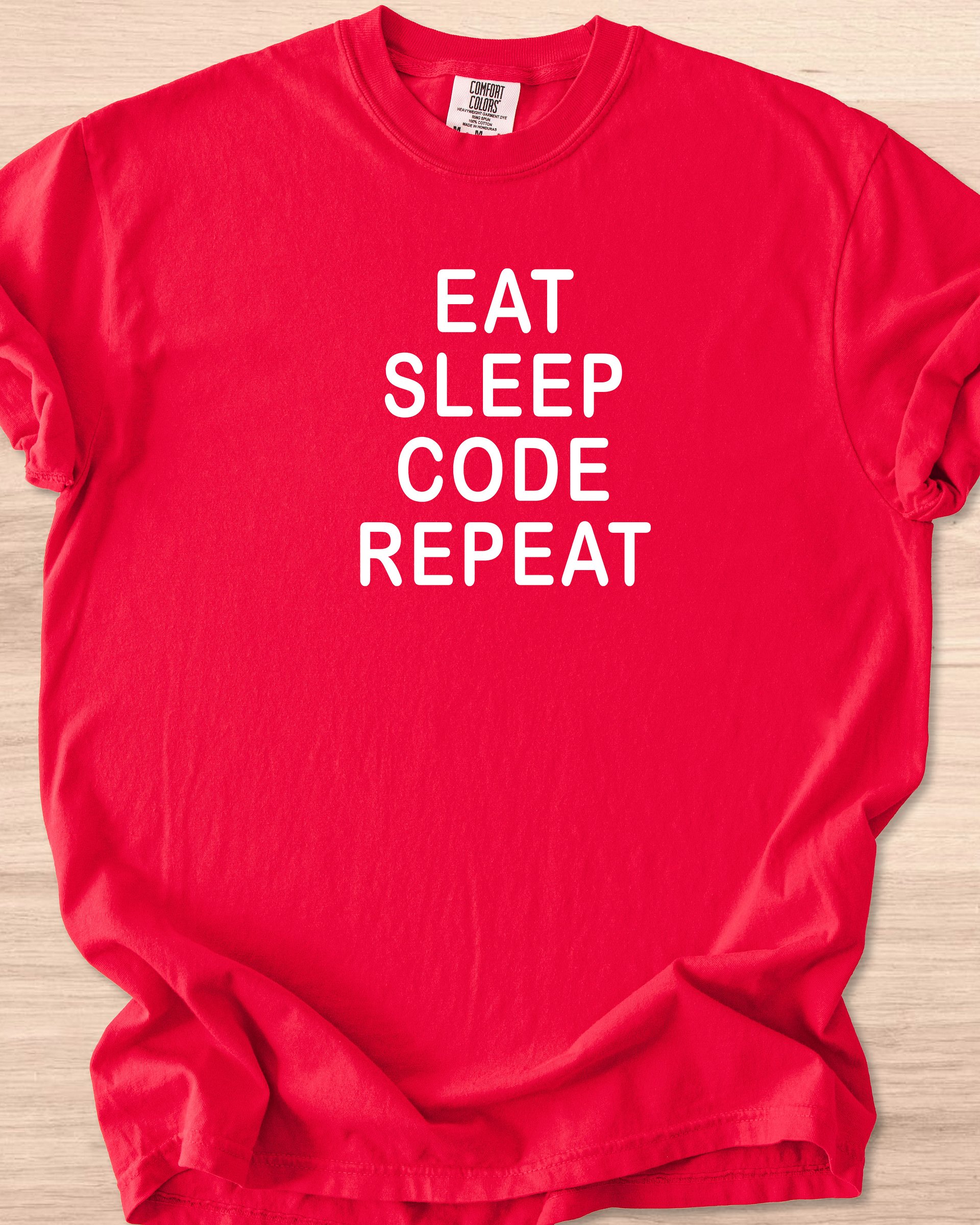 Eat Sleep Code Repeat Tee product image (77)