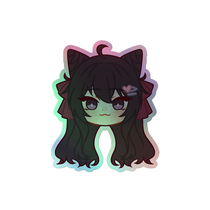 CHIBI KAT | Holographic Sticker product image (2)