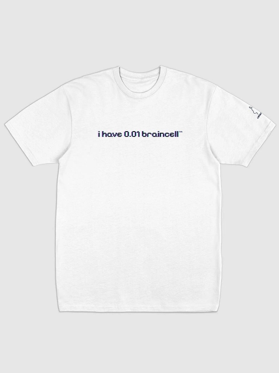 0.01 braincell tee - white product image (1)