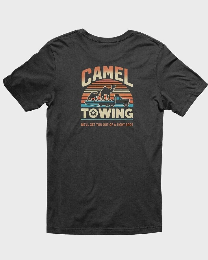 🌟 Check out our latest addition to the collection! The Camel Towing Retro Logo T-Shirt is not just a fashion statement, but a...