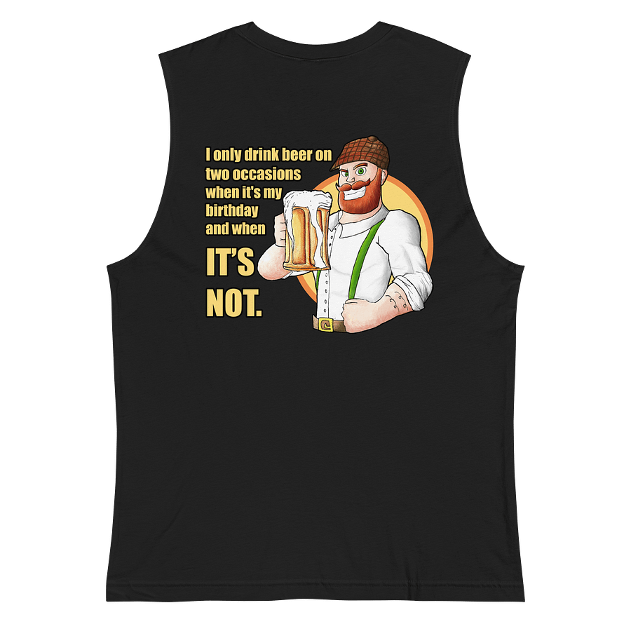 Beer Lad 3 muscle tank back product image (2)