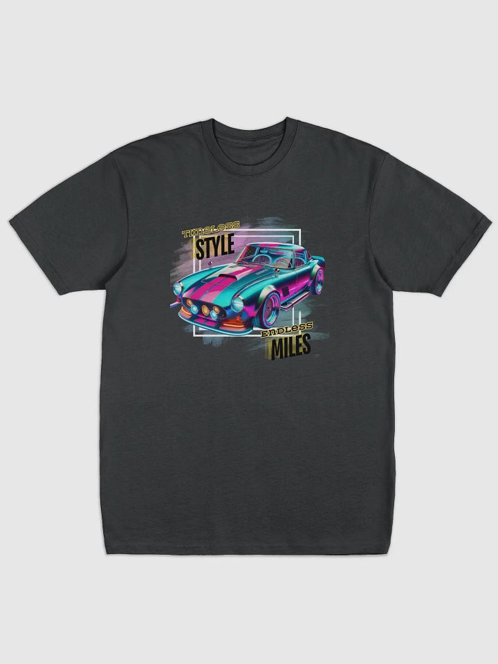 Timeless Style Endless Miles Heavyweight Unisex Tee for Him or Her Classic Vintage Style Car Streetwear T-shirt product image (1)