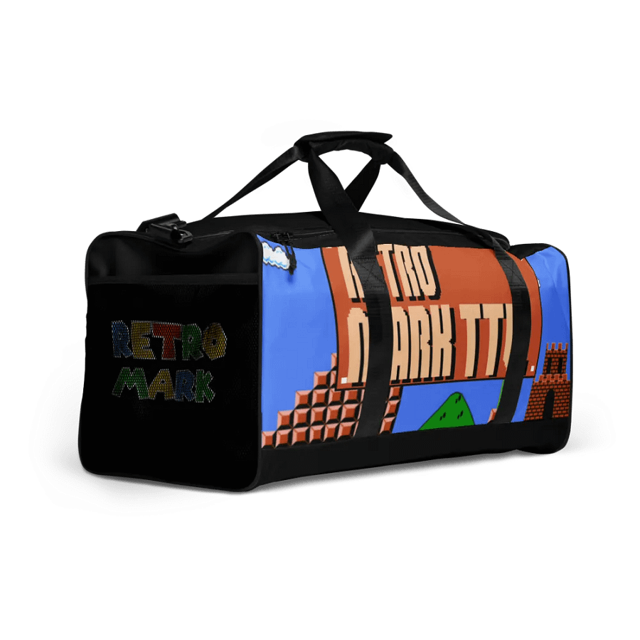 Retro Pixel Adventure All-Over Duffle Bag product image (12)
