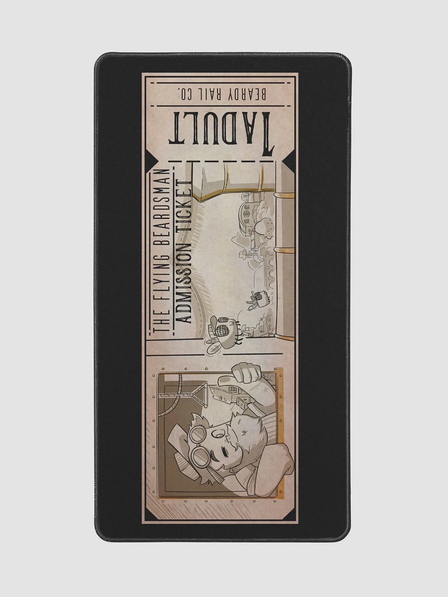 Beardy Rail Co. Train Ticket Desk Mat product image (2)