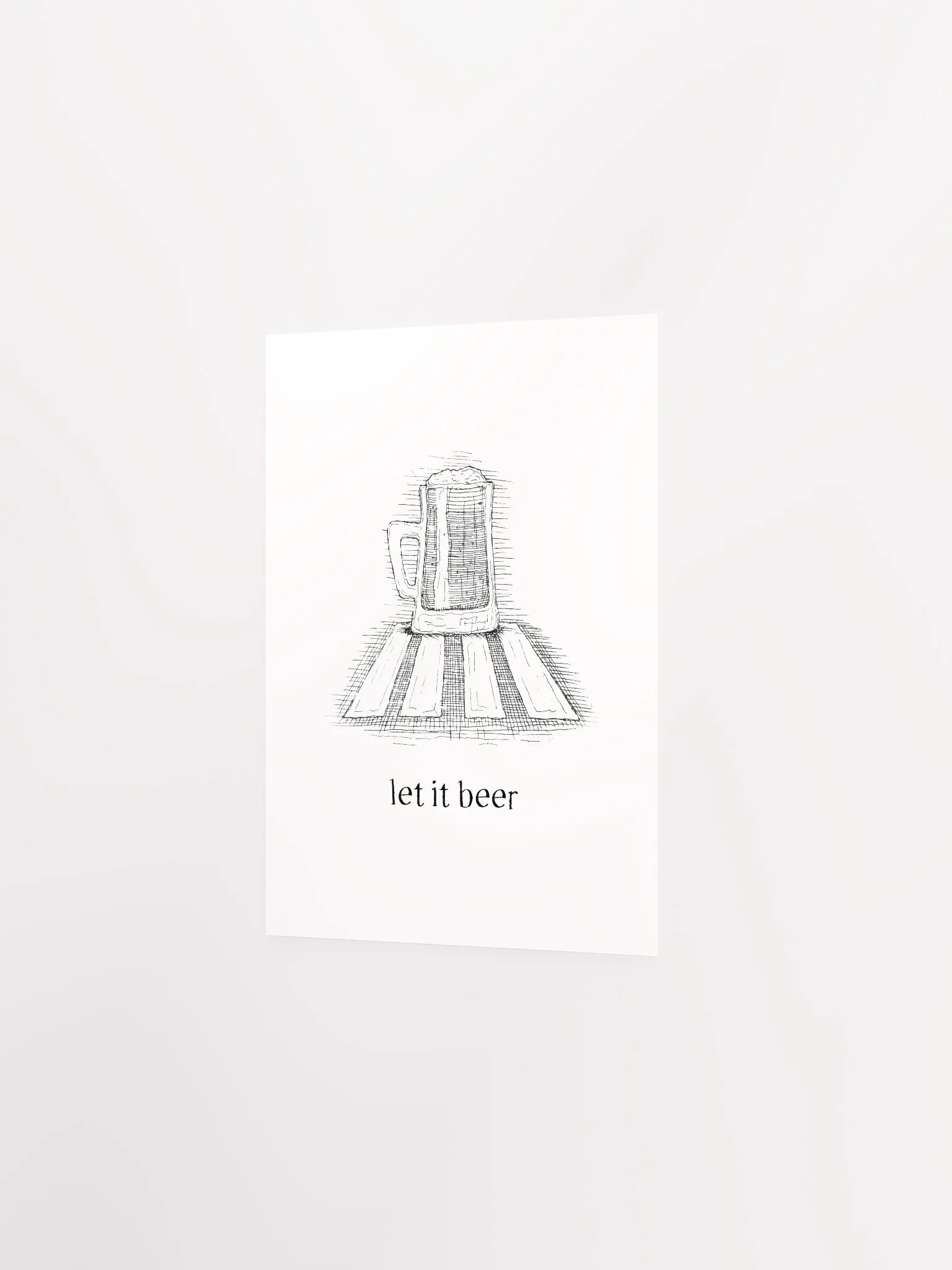 Let It Beer - Art Print product image (10)