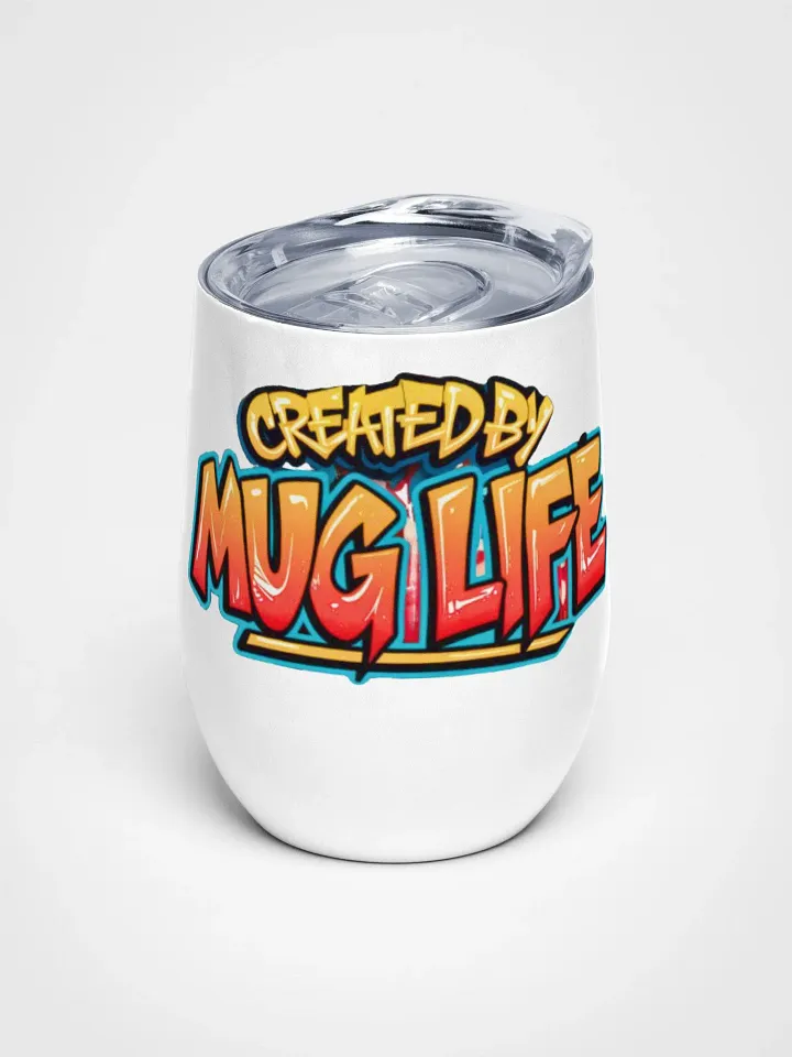 12oz Stainless Steel Wine Tumbler with Lid product image (1)