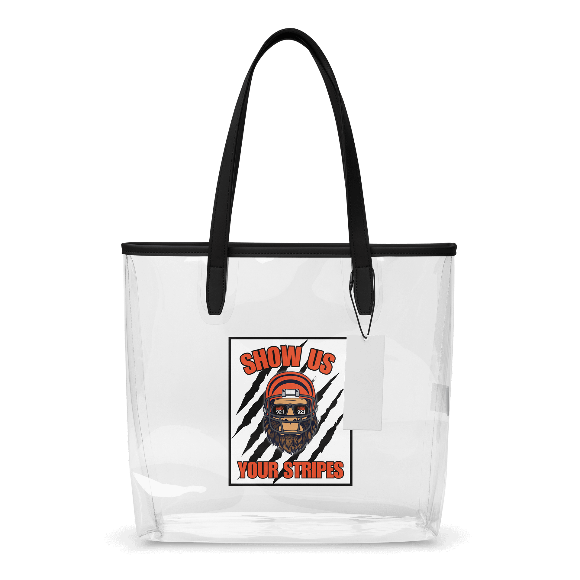 Show Us Your Stripes Clear Tote product image (1)