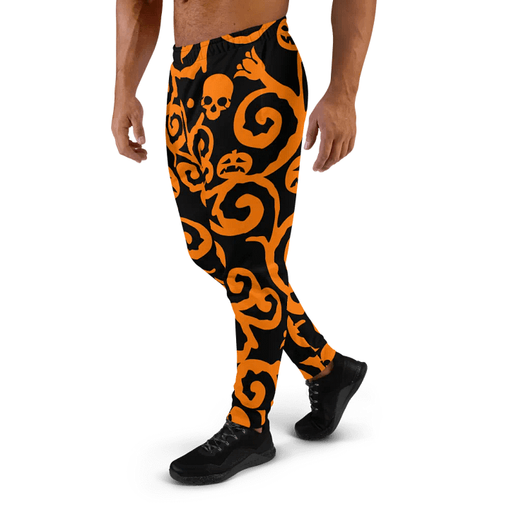Scary Pumpkins Skull Men's Joggers product image (1)