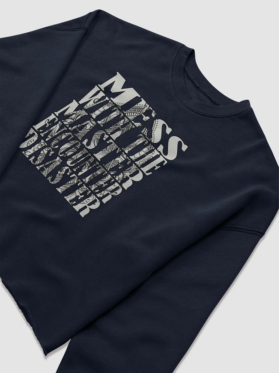 Mess With The Master, Encounter Disaster - Bella+Canvas Women's Fleece Crop Sweatshirt product image (3)